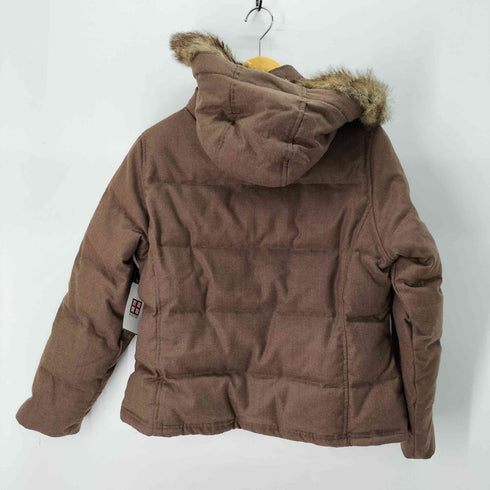 エディーバウアー Eddie Bauer ファー フード取り外し可能 中綿ダウンジャケット レディース PL