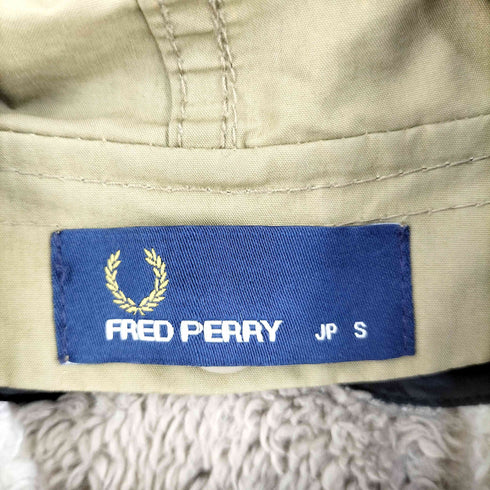 フレッドペリー FRED PERRY ユニオンジャック柄ボアライナー付き モッズコート レディース JPN:S