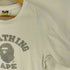 アベイシングエイプ A BATHING APE カレッジプリント S/S クルーネック Tシャツ メンズ JPN:XL