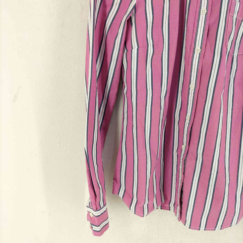 トミーヒルフィガー TOMMY HILFIGER ストライプコットンシャツ レディース import:XS