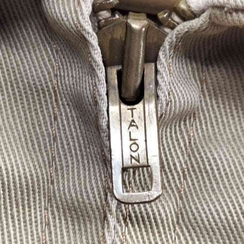 50-60S Vntage Rayon Gabardine Harrington Jacket レーヨン ギャバジン ハリントンジャケット ジップアップ スウィングトップ ブルゾン 棒TALON ヴィンテージ メンズ