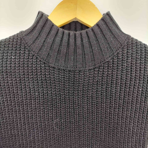 コハク KOHAKU 畦編み チェーンテープ ハイネックニット レディース FREE