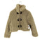 ザラ ZARA トグルボタン フェイクファージャケット レディース import:XS
