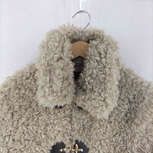 ザラ ZARA トグルボタン フェイクファージャケット レディース import:XS