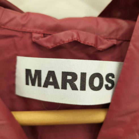 MARIOS フーデッド 袖カラー レインコート レディース