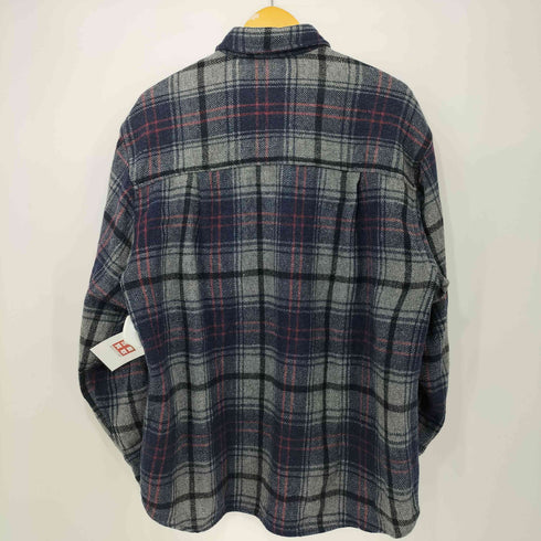 エアロポステール AEROPOSTALE 90s ウールアクリル チェック ワークシャツ メンズ import:L