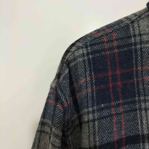 エアロポステール AEROPOSTALE 90s ウールアクリル チェック ワークシャツ メンズ import:L