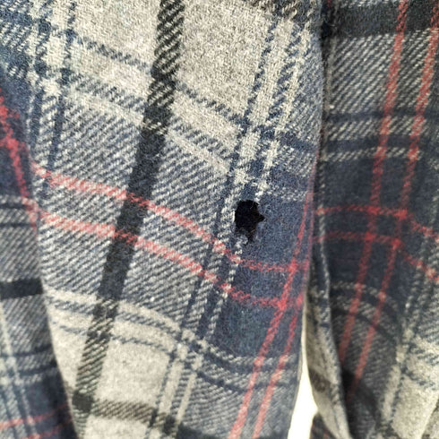 エアロポステール AEROPOSTALE 90s ウールアクリル チェック ワークシャツ メンズ import:L