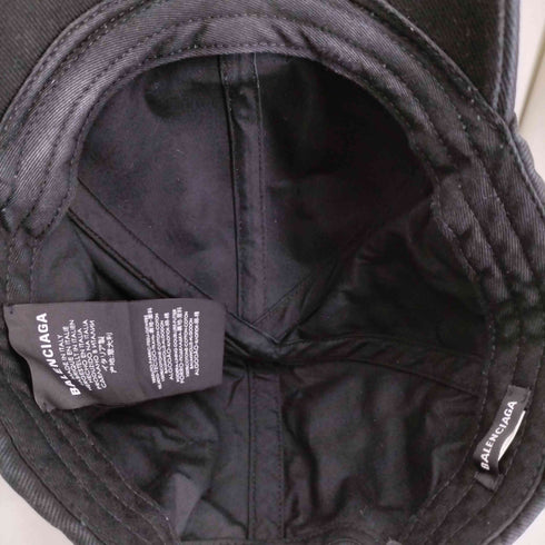 バレンシアガ BALENCIAGA レインボーロゴ ベースボールキャップ メンズ L