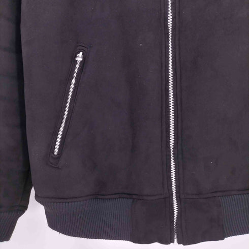 ザラ ZARA ダブルフェイスフェイクスエードジャケット メンズ import:M