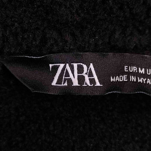 ザラ ZARA ダブルフェイスフェイクスエードジャケット メンズ import:M