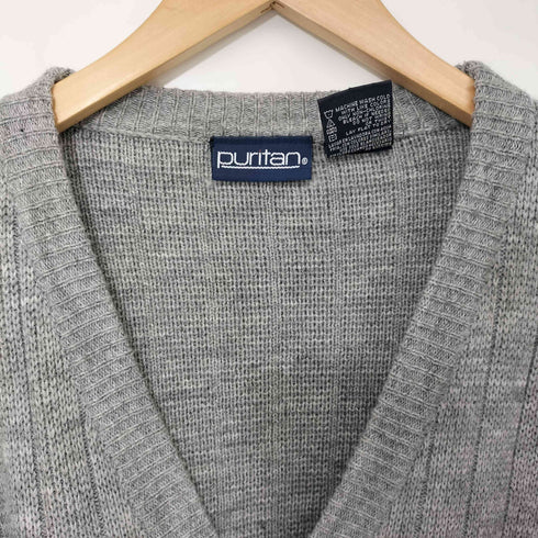 ピューリタン PURITAN 90s アクリル ニット カーディガン メンズ import:L