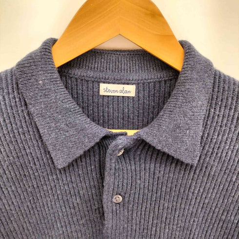 スティーブンアラン Steven Alan 25AW オーストラリアン ラムズウール ポロカラー ニット メンズ JPN:M