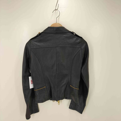 マウジー moussy ラムレザーダブルライダースジャケット レディース JPN:2