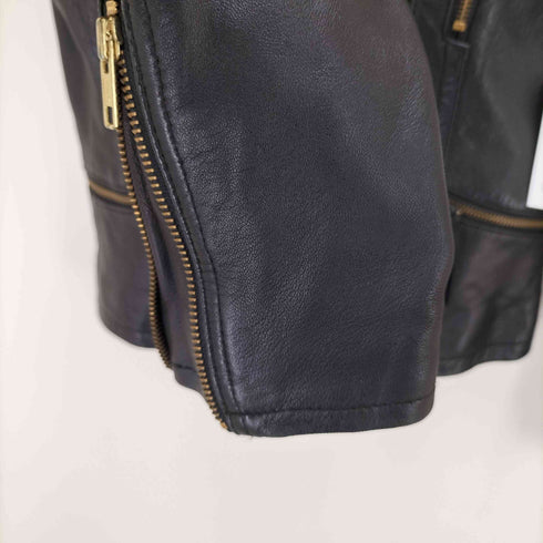マウジー moussy ラムレザーダブルライダースジャケット レディース JPN:2
