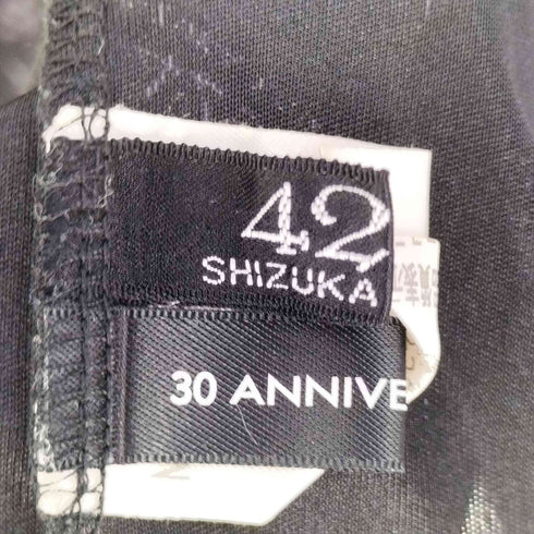 ヨンニキュウハチシズカコムロ 4298 SHIZUKA KOMURO エステル 総柄 クルーネックTシャツ レディース JPN:40