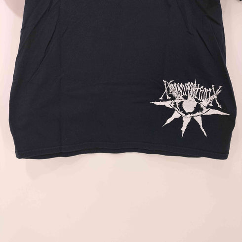 00s ストレートエッジ ハードコア バンド ロゴ 両面プリント S/S Tシャツ メンズ import:L