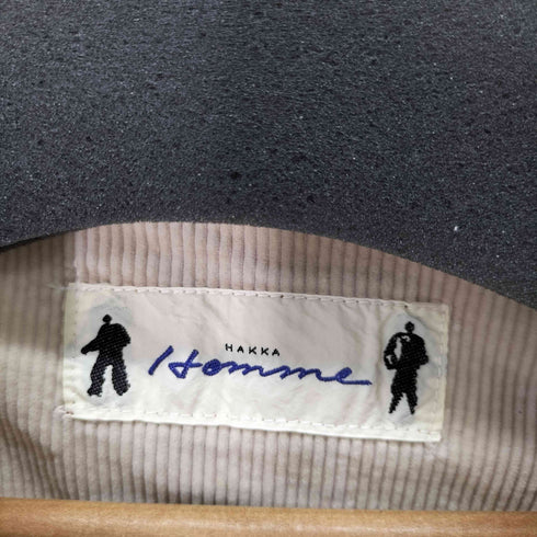 HAKKA HOMME コーデュロイ切替 フルジップコットンカバーオール メンズ
