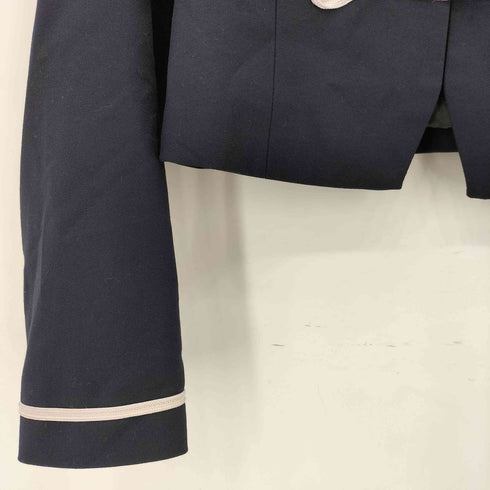 ベルシュカ BERSHKA クロップド丈 ノーカラー ナポレオンジャケット レディース import:M