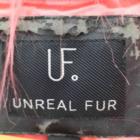 UNREAL FUR 裏地デザイン エコファーコート レディース import:S