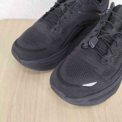 ホカオネオネ HOKA ONE ONE BONDI 9 WIDE BLACK メンズ JPN:29