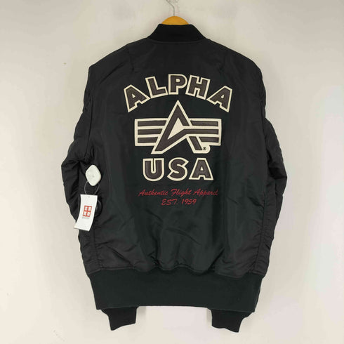 アルファインダストリーズ ALPHA INDUSTRIES リバーシブル MA-1 ボンバージャケット メンズ import:XL