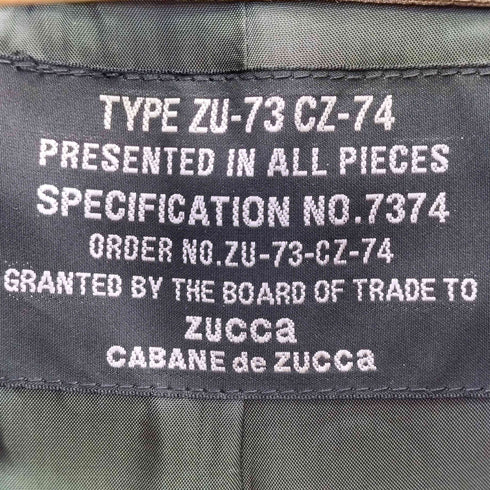 カバンドズッカ CABANE de ZUCCa ウールモッズコート メンズ JPN:M