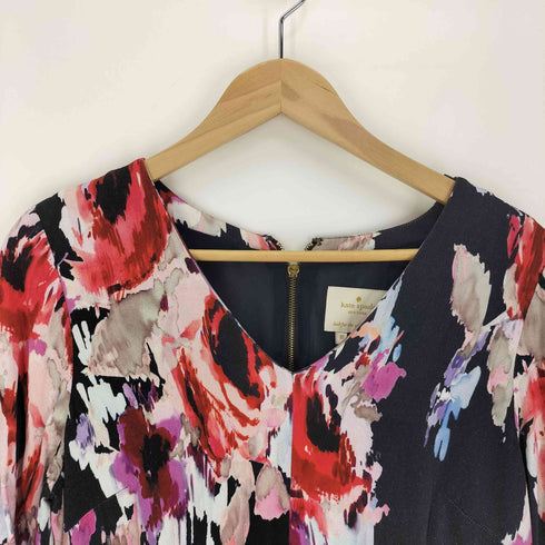 ケイトスペード Kate spade 花柄 Vネック ワンピース レディース 10