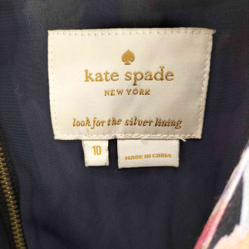 ケイトスペード Kate spade 花柄 Vネック ワンピース レディース 10