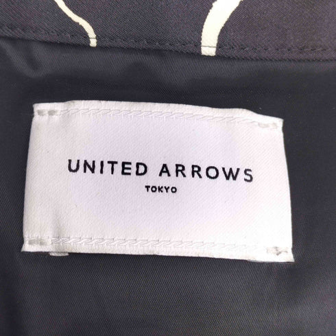 ユナイテッドアローズ UNITED ARROWS 総柄 サイドスリット ロングスカート レディース