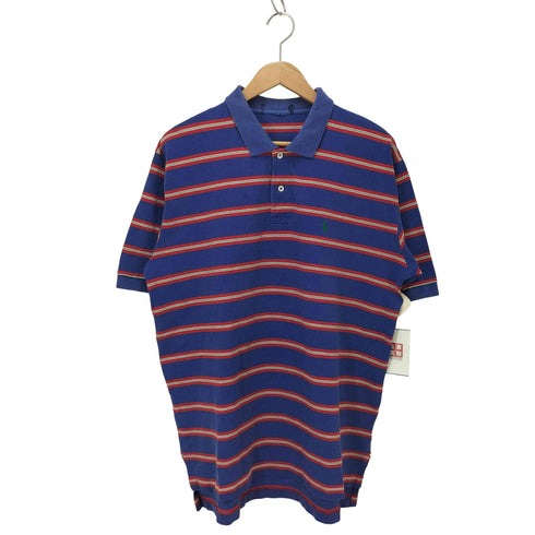ポロバイラルフローレン Polo by RALPH LAUREN ポニーロゴ ボーダー ポロシャツ メンズ import:M