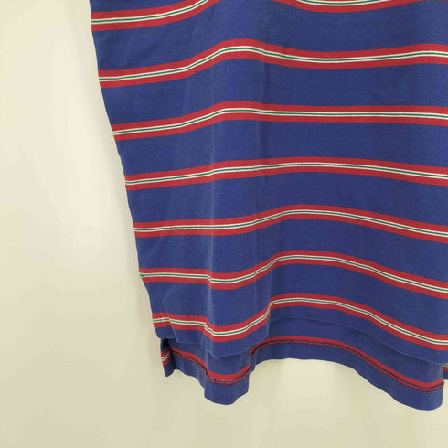 ポロバイラルフローレン Polo by RALPH LAUREN ポニーロゴ ボーダー ポロシャツ メンズ import:M