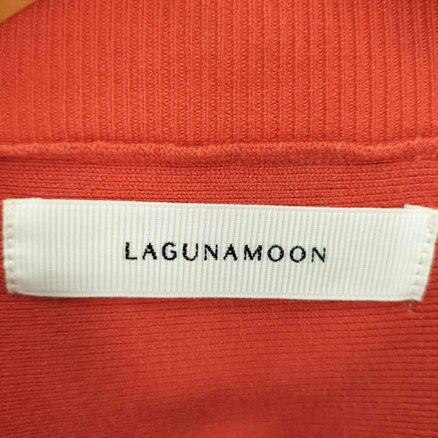 ラグナムーン LAGUNAMOON ミックスカラーパターン ニットワンピース レディース JPN:M