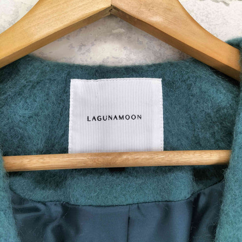 ラグナムーン LAGUNAMOON モヘヤシャギーロングコート レディース M