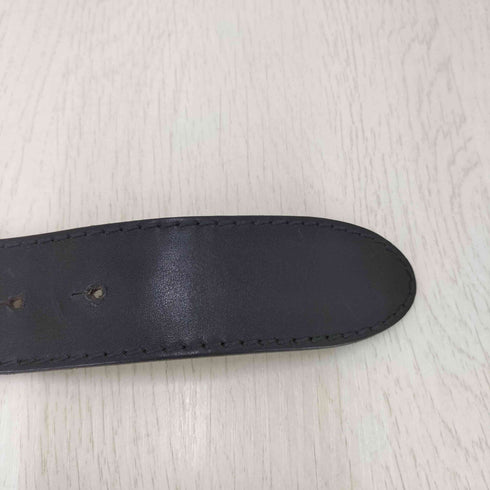 ドルチェアンドガッバーナ DOLCE&GABBANA レザー×キャンバス コンビバックルベルト メンズ