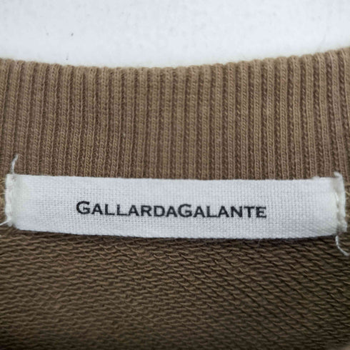 ガリャルダガランテ GALLARDAGALANTE バックジップ ロゴスウェット レディース FREE