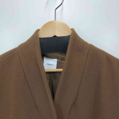 アメリ AMERI SIMPLE NO COLLAR COAT レディース