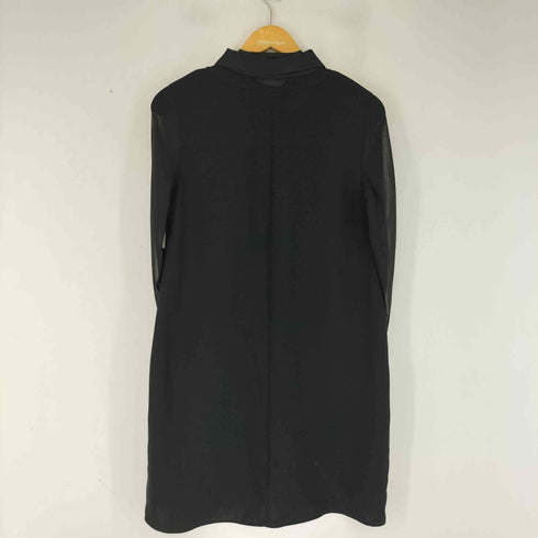 ザラ ZARA MIXED SEMI-SHEER MINI DRESS レディース JPN:S