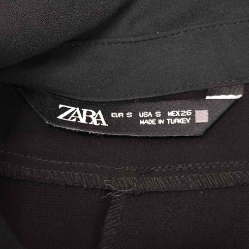 ザラ ZARA MIXED SEMI-SHEER MINI DRESS レディース JPN:S