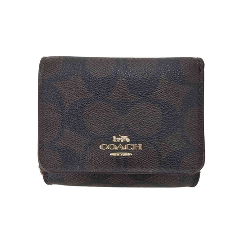 コーチ COACH シグネチャー三つ折り財布 レディース