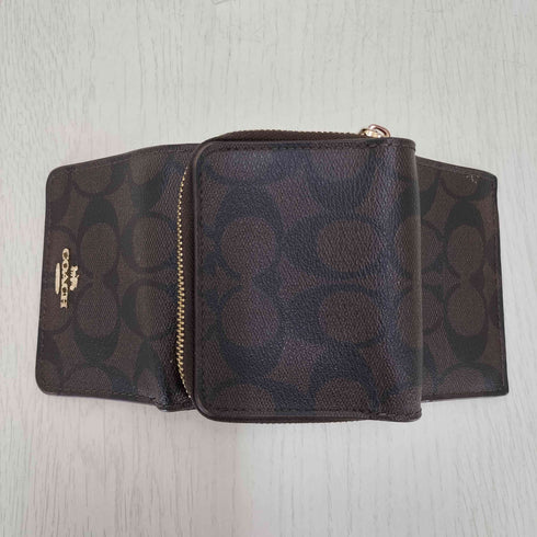 コーチ COACH シグネチャー三つ折り財布 レディース