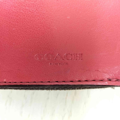 コーチ COACH シグネチャー三つ折り財布 レディース
