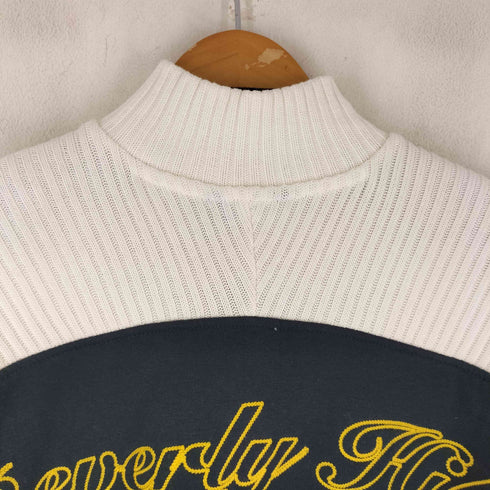 ザラ ZARA ニット切り替え ハイネックスウェット レディース import:M