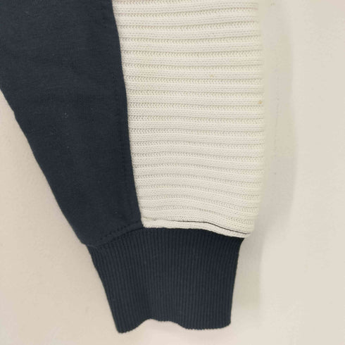 ザラ ZARA ニット切り替え ハイネックスウェット レディース import:M