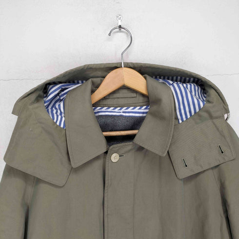 THE FRANKLIN TAILORED 玉蟲 ライナー付きフーデット比翼ステンカラーコート メンズ JPN:3