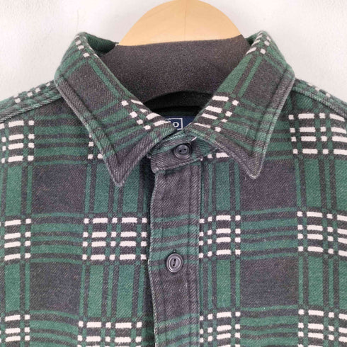 ポロバイラルフローレン Polo by RALPH LAUREN CLASSIC FIT フランネル ワークシャツ メンズ import:L
