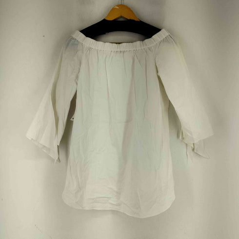 バーニーズニューヨーク BARNEYS NEWYORK L/S オフショルダー ブラウス レディース FR:36