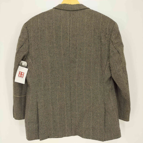 ダーバン DURBAN 変則ヘリンボーン2Bテーラードジャケット メンズ