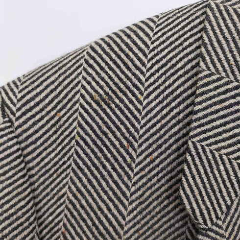 ダーバン DURBAN 変則ヘリンボーン2Bテーラードジャケット メンズ