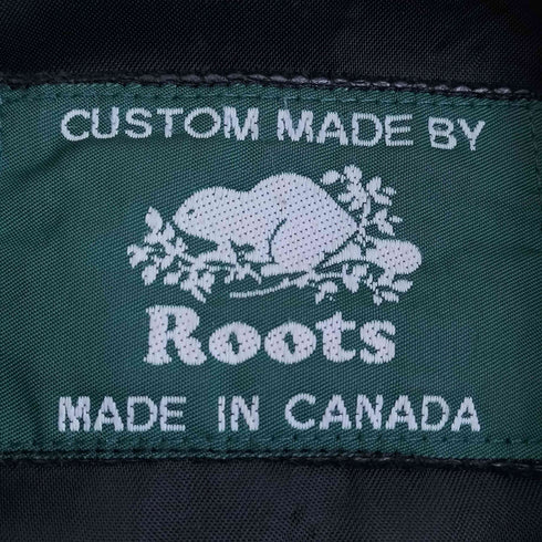 ルーツ Roots カナダ製 レザー切替 スタジャン メンズ